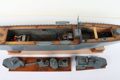 A Bassett-Lowke working remote control scale model of a F7 Navy Destroyer, 1936 - 6