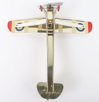 Boxed Wells O London tinplate flying Gyroplane, 1930s - 7