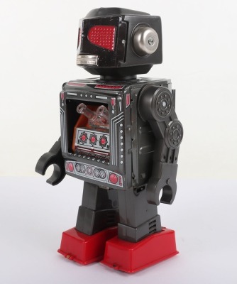 Attacking Martian Battery-Operated Robot SH Horikawa Japan, large head version - 3