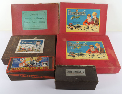 Boxed ESL Electrical Outfits and Chad Valley Morse Code set