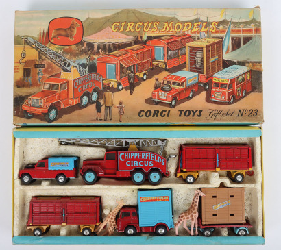 Corgi Toys Gift Set 23 Chipperfields Circus Models, 2nd issue