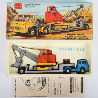 Corgi Major Toys Gift Set No 27 Bedford Machinery Carrier and Priestman Shovel