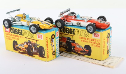 Two Boxed Corgi Toys Racing Cars