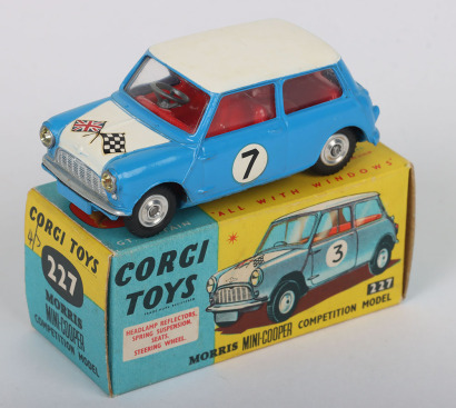 Corgi Toys 227 Morris Mini Cooper competition model