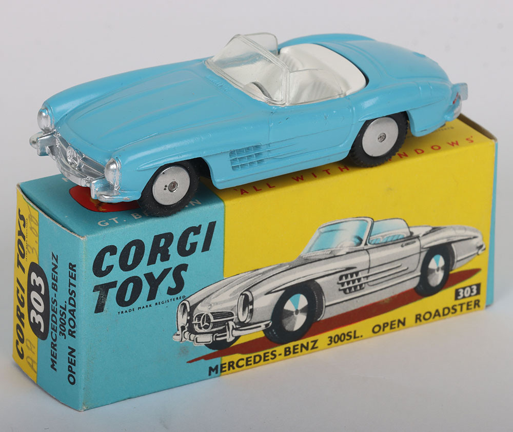 Corgi Toys 303 Mercedes-Benz 300SL. Open Roadster