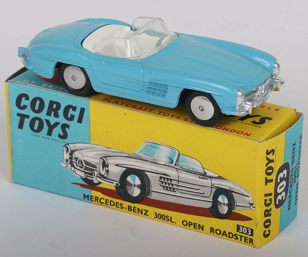 Corgi Toys 303 Mercedes-Benz 300SL. Open Roadster