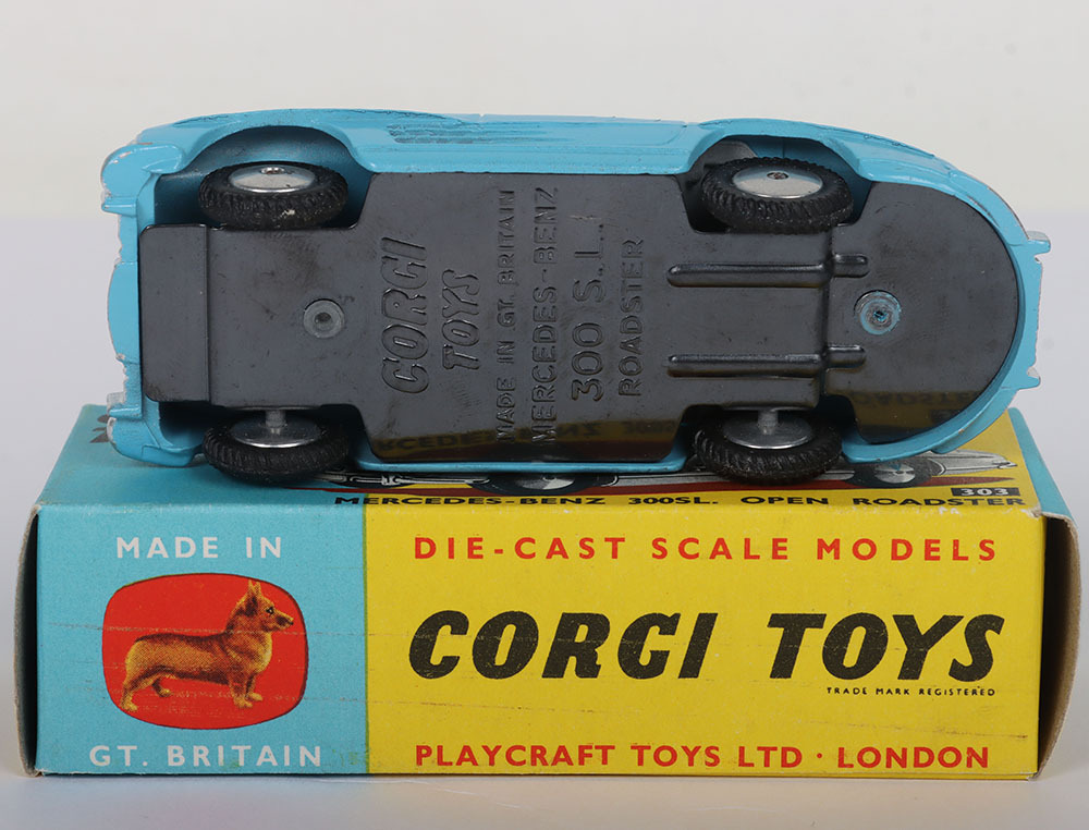 Corgi Toys 303 Mercedes-Benz 300SL. Open Roadster