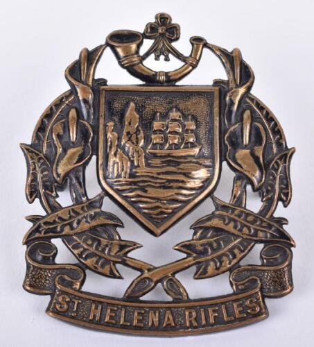St Helena Rifles Cap Badge