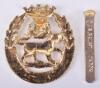 Scarce York & Lancaster Regiment Anodised Cap Badge - 2