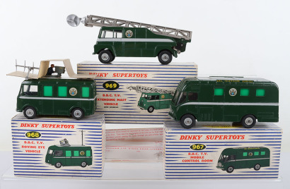 Three Boxed Dinky Toys B.B.C. T.V. Vehicles