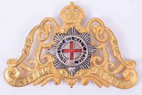 Post 1902 British Household Cavalry The Life Guards Officers Waistbelt Clasp Centre