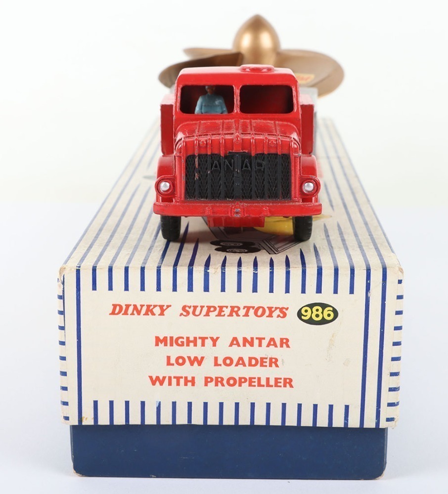 Dinky Toys England 986 - Mighty Antar Low Loader With Propeller - Boîte D'origine