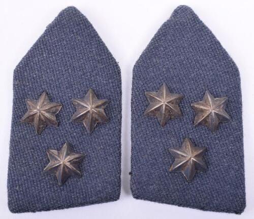 Pair of Dutch Volunteers in Royal Air Force Rank Collar Patches