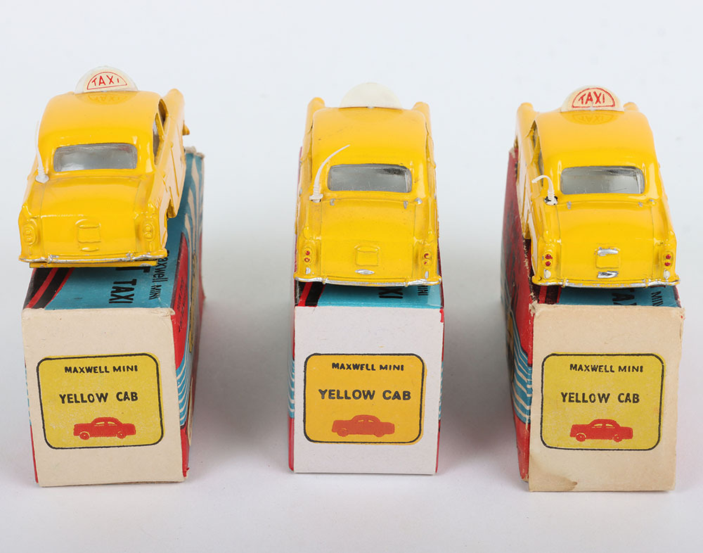 ミニカー Maxwell Ambassador Yelkew Cab Three Maxwell Toys India Ambassador Yellow Cab