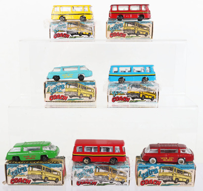 Seven Maxwell Mini Toys India Bus and Coach Models