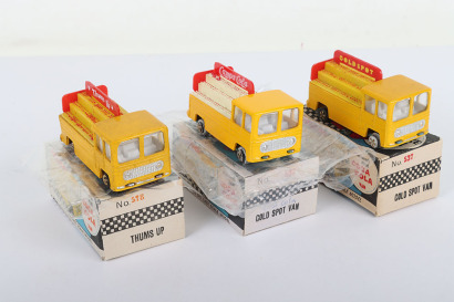 Three Maxwell Toys India Drink delivery Vans