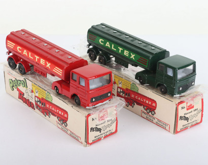 Two Maxwell Toys India No 567 Caltex Petrol Tankers