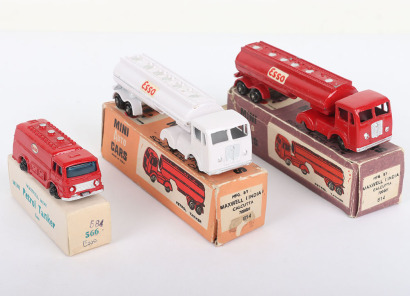 Three Maxwell Toys India Mini Auto Esso Petrol Tankers