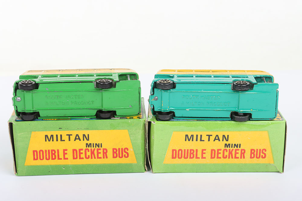 Two Miltan/ Maxwell 837 Routemaster Double Decker Buses