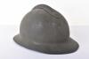 WW2 French M-26 Colonial Infantry Adrian Pattern Steel Combat Helmet - 2