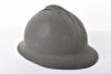 WW2 French M-26 Colonial Infantry Adrian Pattern Steel Combat Helmet - 4