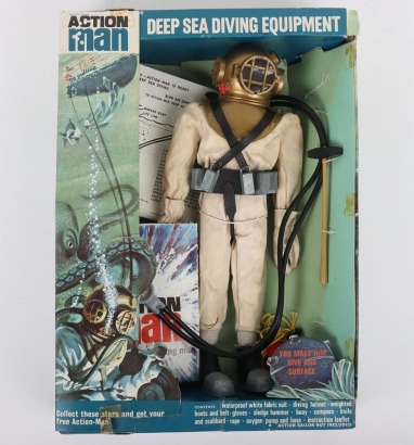 Vintage Action Man Deep Sea Diving equipment 1st issue boxed