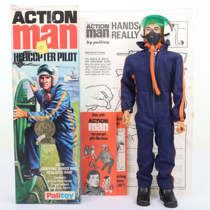 Palitoy Vintage Action Man Boxed Helicopter Pilot