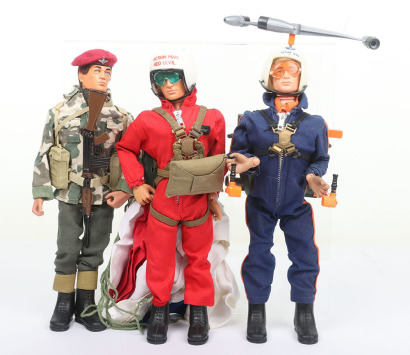 Three Action Man Dressed Dolls