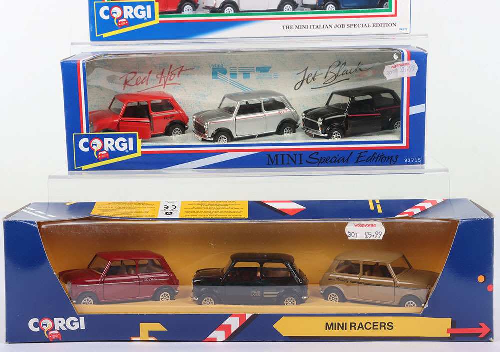 Four Corgi Woolworths Mini Gift Sets