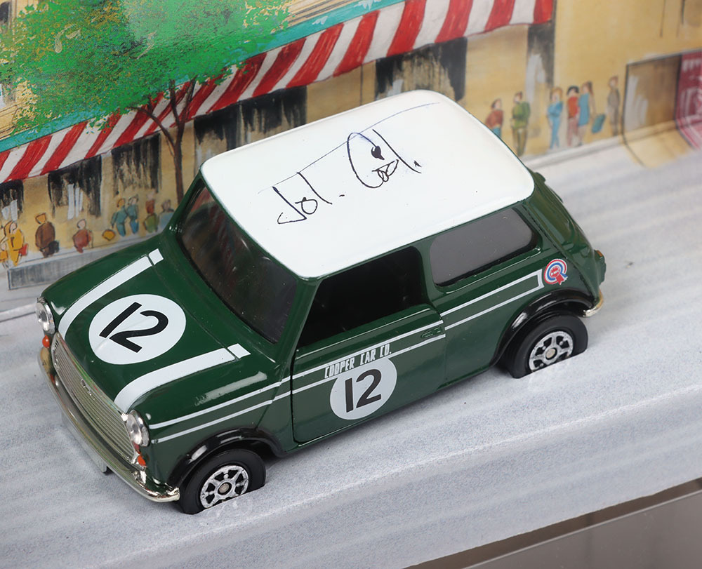 Corgi 98142 Mini Cooper Coopers Garage with original autograph by