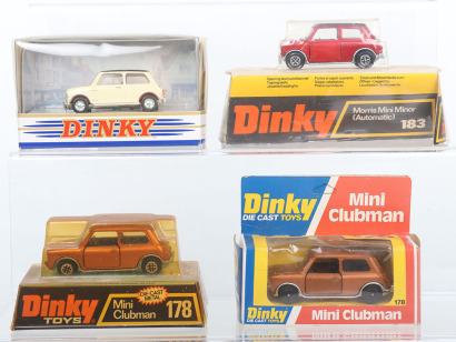 Four Boxed Dinky Toys Mini Models