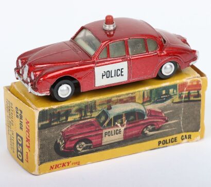 Scarce Nicky Toys (India) 050 Jaguar 3.4 Litre Police Car