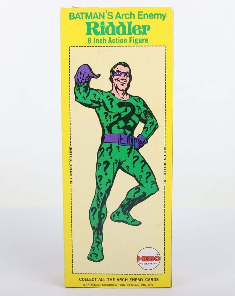 Vintage Mego DC Riddler Foe 8 inch Action figure 1975 in original ...