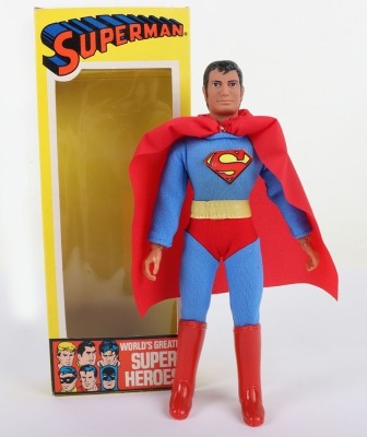 Vintage Mego DC Superman 8 inch Action figure 1976 in original Yellow box, - 7