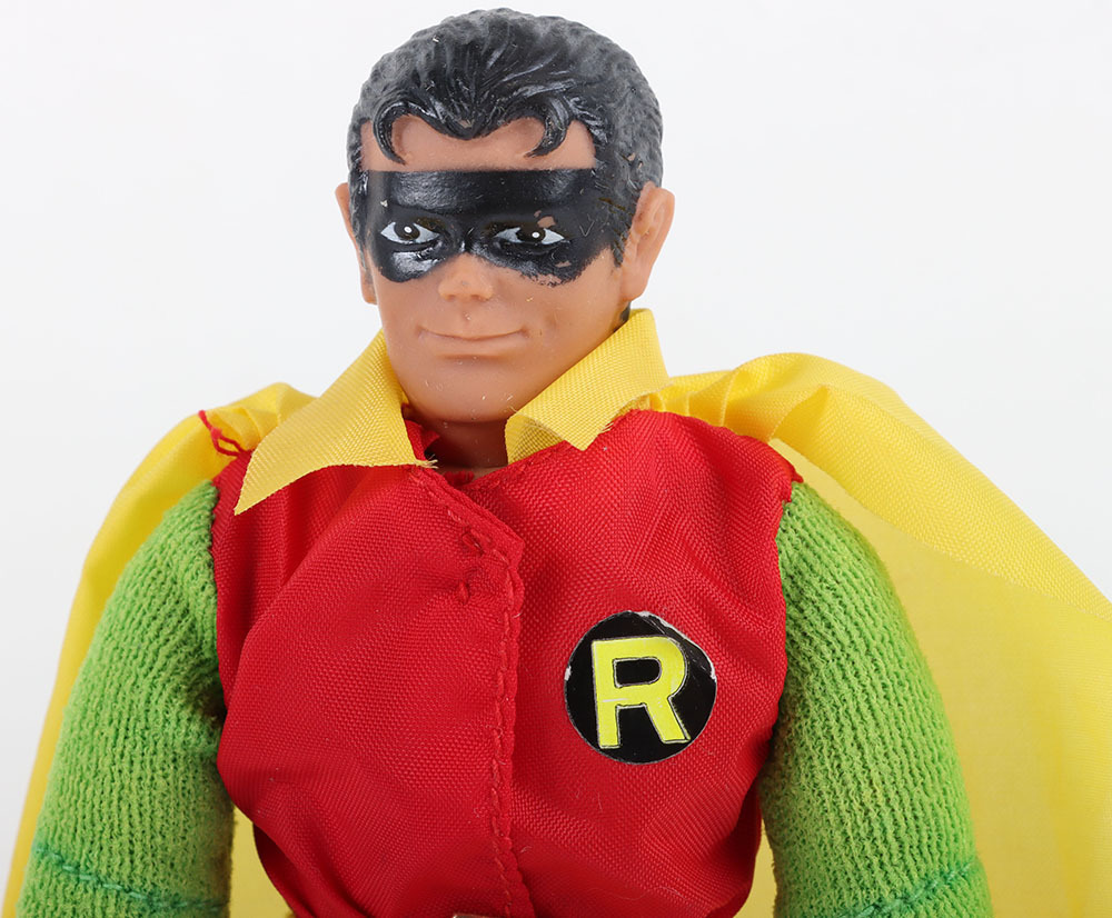 Vintage Mego DC Robin 8 inch Action figure 1976 in original Blue box,
