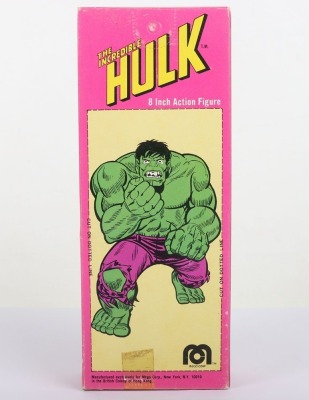 Vintage Mego Marvel Hulk 8 inch Action figure 1976 in original Pink box, - 2