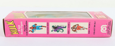 Vintage Mego Marvel Hulk 8 inch Action figure 1976 in original Pink box, - 4