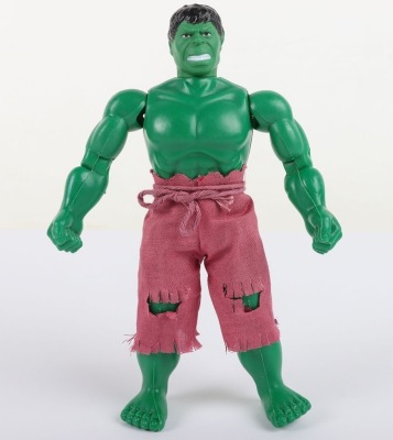 Vintage Mego Marvel Hulk 8 inch Action figure 1976 in original Pink box, - 8