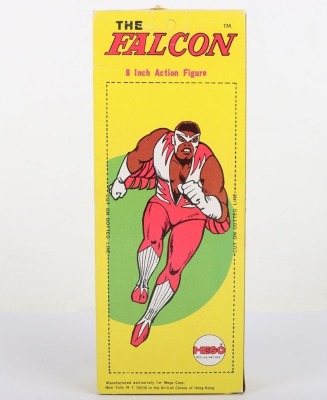 Vintage Mego Marvel The Falcon 8 inch Action figure 1975 in original Yellow box, - 2
