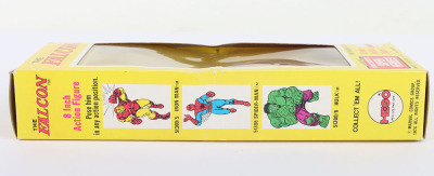 Vintage Mego Marvel The Falcon 8 inch Action figure 1975 in original Yellow box, - 4