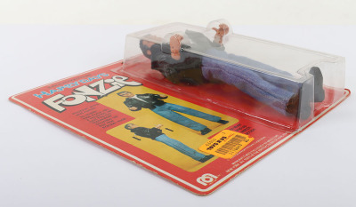 Vintage Mego Fonzie Black Hair Version 1976-77 8 inch Action figure boxed. - 5