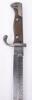 Imperial German Pioneer Battalion Marked Mauser 98/05 Bayonet with Sawback Blade - 2