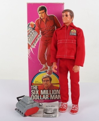 Vintage The Six Million Dollar Man Colonel Steve Austin by Denys Fisher 12 inch Action figure Doll.