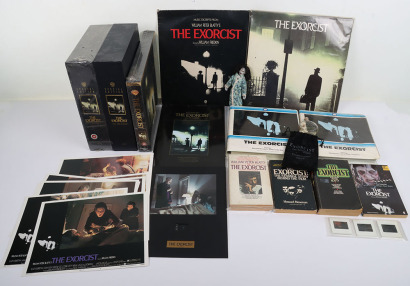 Collection of The Exorcist Horror Memorabilia and Ephemera items.