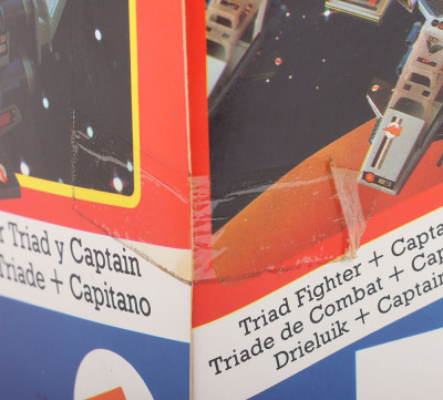Vintage Action Force Space Force Triad Fighter Vehicle and Captain figure Palitoy Sealed boxed. - 5