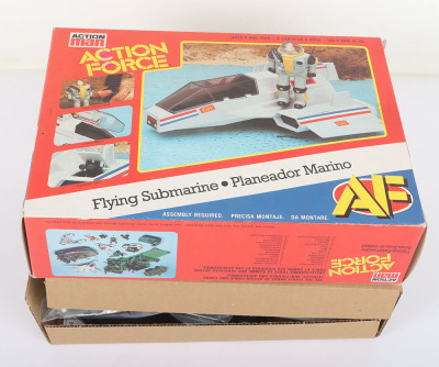 Vintage Action Force Flying Submarine Vehicle with Deep Six figure Palitoy AF boxed. - 4