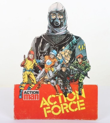 Scarce Vintage Action Force Shop Display Approximately 12 inch by 8.5 inches Palitoy.