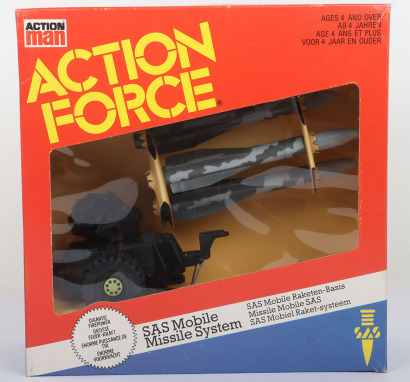 Vintage Action Force SAS Mobile Missile System Vehicle boxed Palitoy.