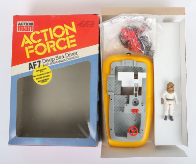 Vintage Action Force AF7 Deep Sea Diver Vehicle with action figure boxed Palitoy. - 2