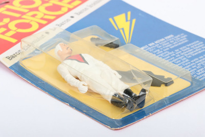 Scarce Vintage Action Force Die Terror Bande German Version Baron Eisenblut Baron Ironblood carded moc Action figure 1983 Palitoy, - 5